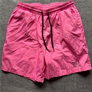 SHEIN Pink Swim Trunks for Men